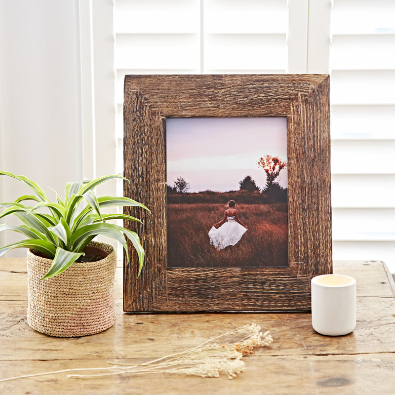 Natural Mango Wood Photo Frame, 20.32cm x 25.4cm