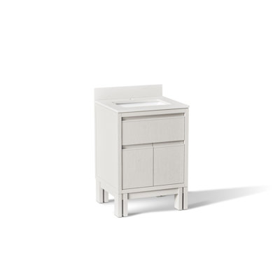 Solive Bathroom Vanity Cabinet With Sink And Quartz Top