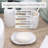 Marble Resin Hand Soap Dish-113839516