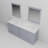 Dukes 80 in. W x 22 in. D White Double Bath Vanity, and 30 in. Mirrors-66637727-112872590