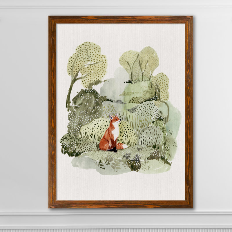 « fox glen i » par paul cezanne-reproduction d’art sur cadre photo, H 24 po x l 18 po x P 1,25 po, Cadre en toile d’érable