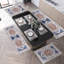 Tapis de cuisine 20 po x 32 po + 20 po x 48 po + 20 po x 60 po Tapis de cuisine en polypropylène à motif boho antidérapant