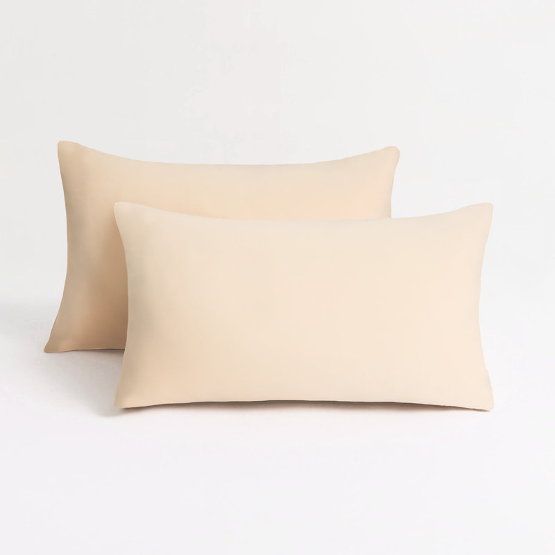 Taies d'oreiller à fermeture douce Barossa Design, Beige, Taie d'oreiller pour lit double