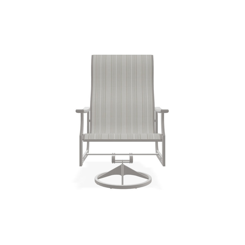 St. Catherine Polymer Outdoor Lounge Chair, Warm Gray, Deacon
