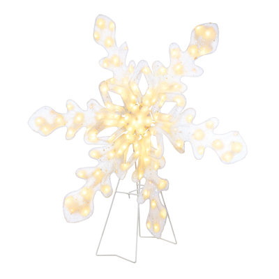 35" Outdoor Twinkling LED Snowflake