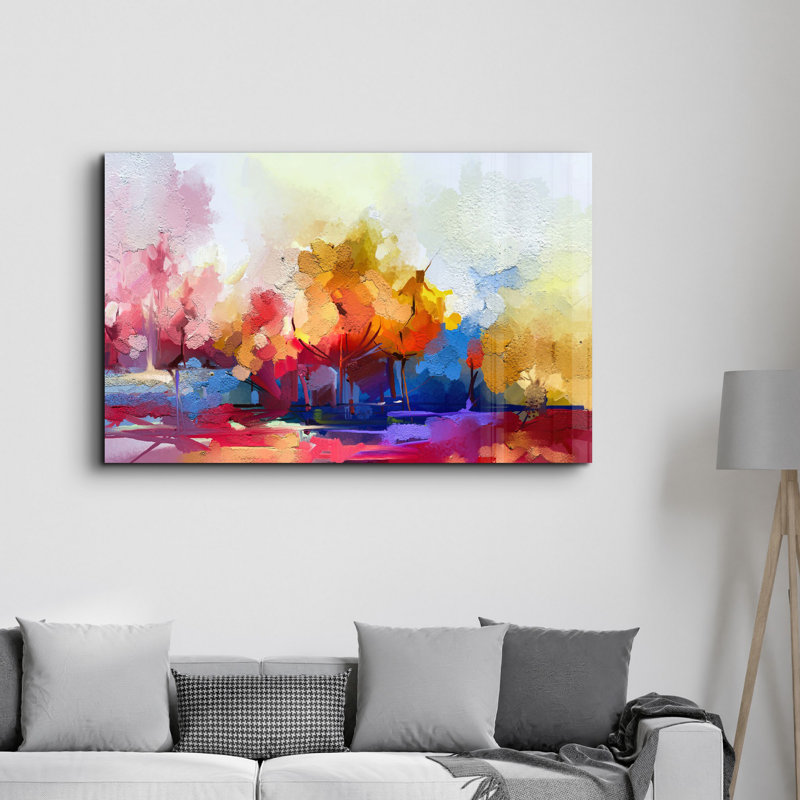 Decorative Tempered Glass Painting