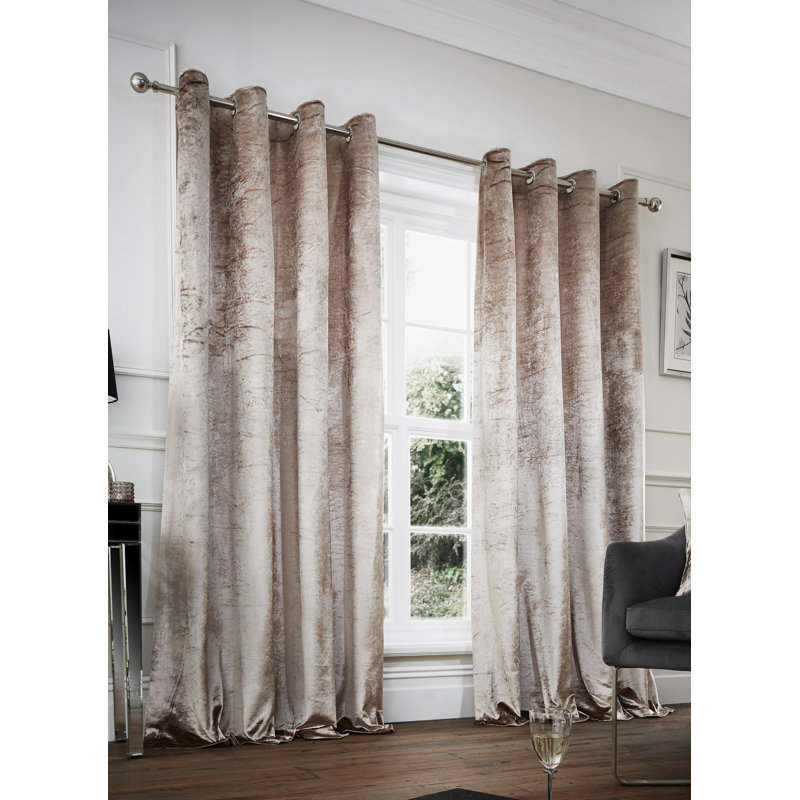 Room Darkening Curtain Pair, 229 W x 229 D cm, Aubergine