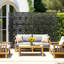 Écran d'intimité 72 po, panneaux d'intimité décoratifs autoportants pour balcon, cour et jardin-116177489