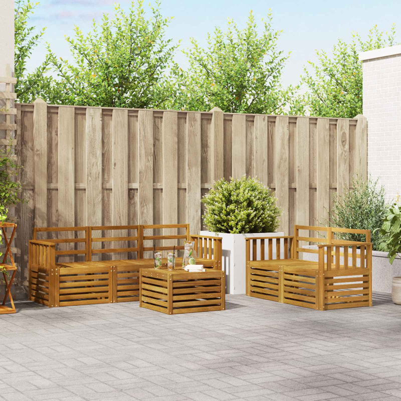 189.5cm Wide Patio Sectional Set