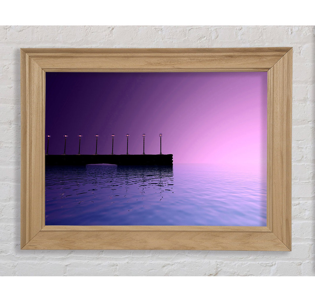 Purple Sky Pier - Druck