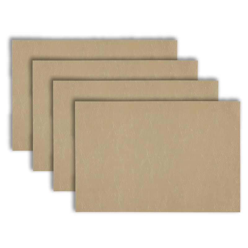 Ensemble de 4 napperons de table de salle à manger résistants à la chaleur de 12 po x 18 po pour 4 ensembles de cuisine et de salle à manger de style campagnard, bohème et moderne Facile à nettoyer, durable et élégant