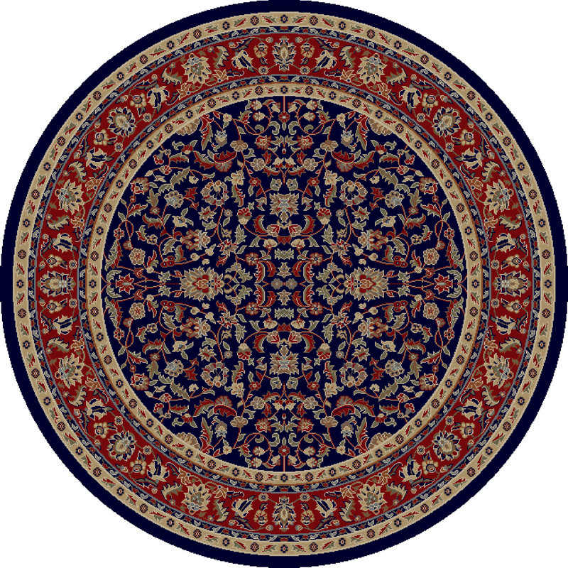 Edmont Oriental Indoor Rug, Round 5'3"
