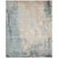 Handmade Silk and Wool Abstract Area Rug-1174733370