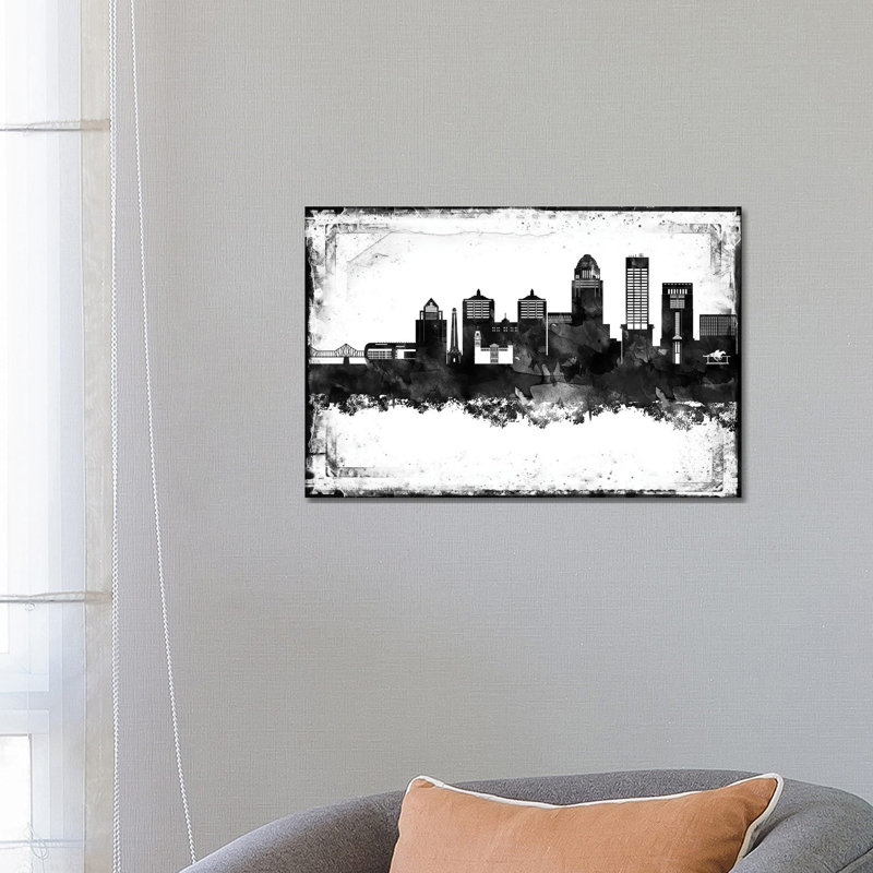 Louisville Skylines - Wrapped Canvas Painting, 66.04 cm H x 45.72 cm W