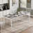 Dining Room Table 6, Mid Century Kitchen Table Furniture With Metal Frame Heavy Duty Legs-2098318261-2098318260
