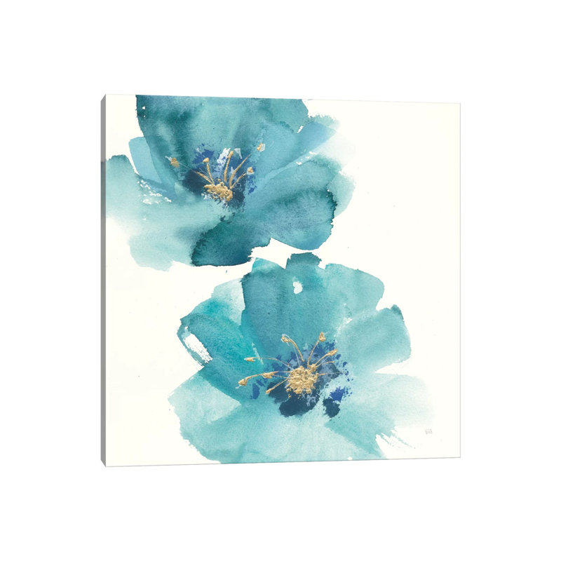 Teal Cosmos III by Chris Paschke - Wrapped Canvas Painting, 93.98 cm H x 93.98 cm W x 3.175 cm D