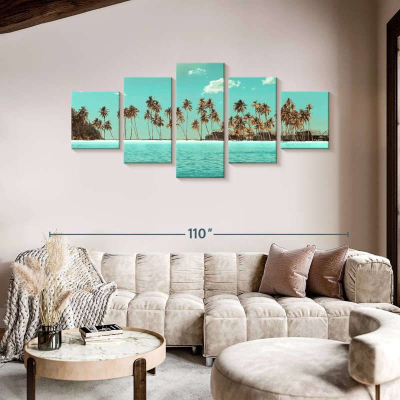 Sunny Avajane Paradise, 42" H x 92" W