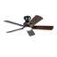 Hot sales Ventilateurs de plafond avec lumières, ventilateur de plafond à profil bas de 42 pouces avec lumière et télécommande, montage encastré, réversible, 3CCT, à intensité variable, silencieux, noir pour chambre à coucher, utilisation intérieure / extérieure