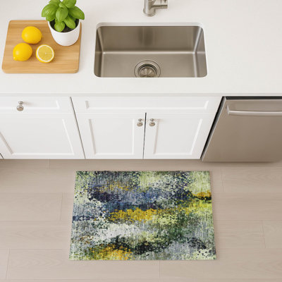 Machine Washable Indoor/Outdoor Boruta ACN2242 Abstract Rug