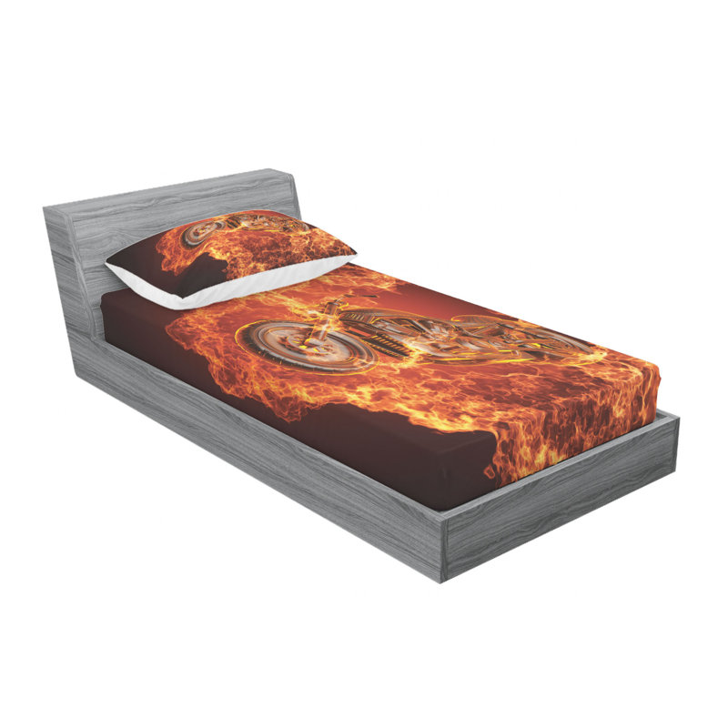 Microfiber Sheet Set, Twin Sheet Set with Fitted Sheet