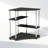 Furinno Turn-N-Tube Multipurpose Corner Shelf, Display Rack, Bookshelf, Americano, Stainless Steel Tubes-2017094065