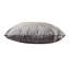Housses de coussin décoratives faites à la main de 16 po x 16 po à motif de carreaux gris soie d'intérieur, paquet de 1