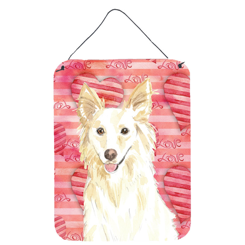 Modern Landscape & Nature Wall Decor, White Collie