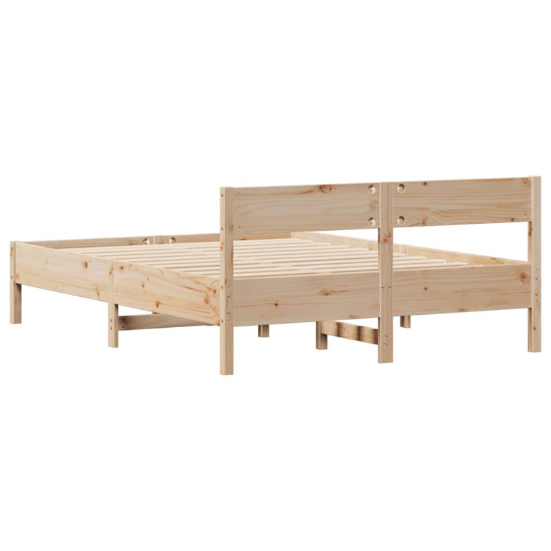 Storage Bed, Brown, Small Double (4')