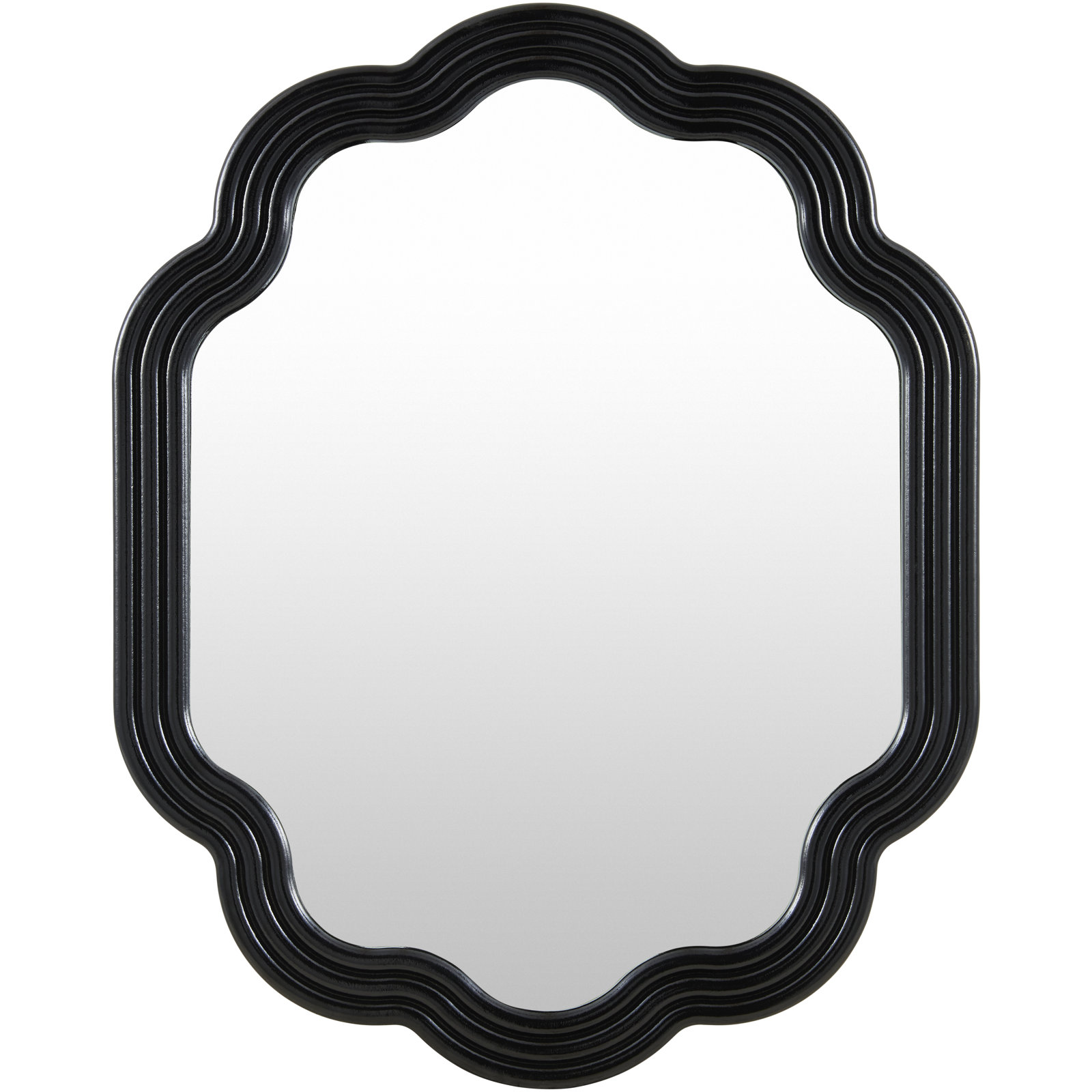 Accent Mirror, Black, 20" x 16"