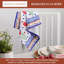 Serviette de table maison d'Hermine Folky Floral 100 % coton - 45,7 cm x 45,7 cm