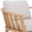 Chaise longue d'extérieur en bois massif Dacey