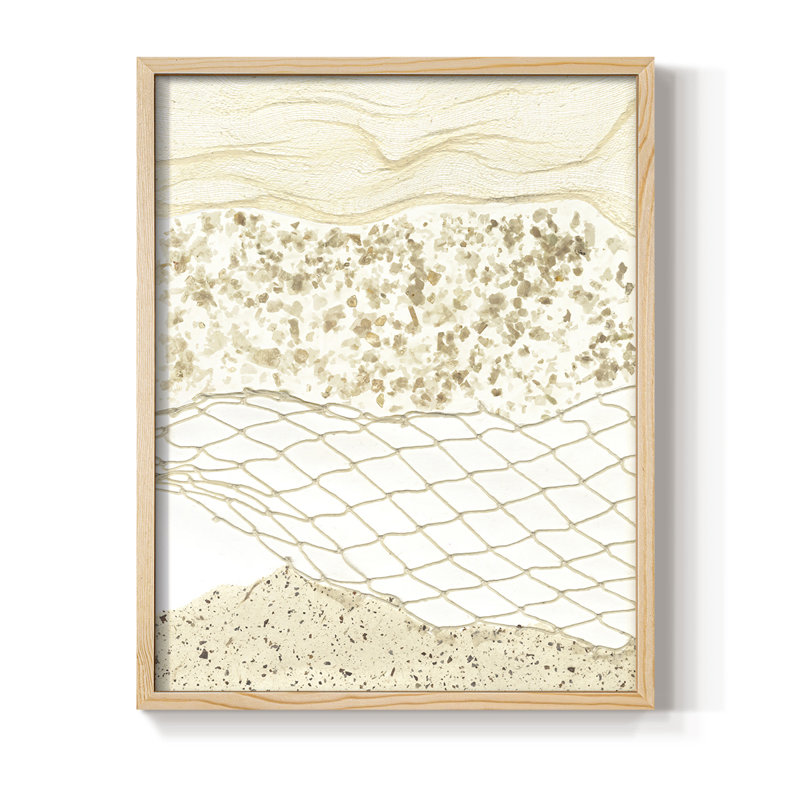 «Coast Away I», reproduction encadrée - bois massif, H 11 po x l 9 po