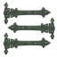Charnières de porte à sangle H 4,13 po x l 0,63 po