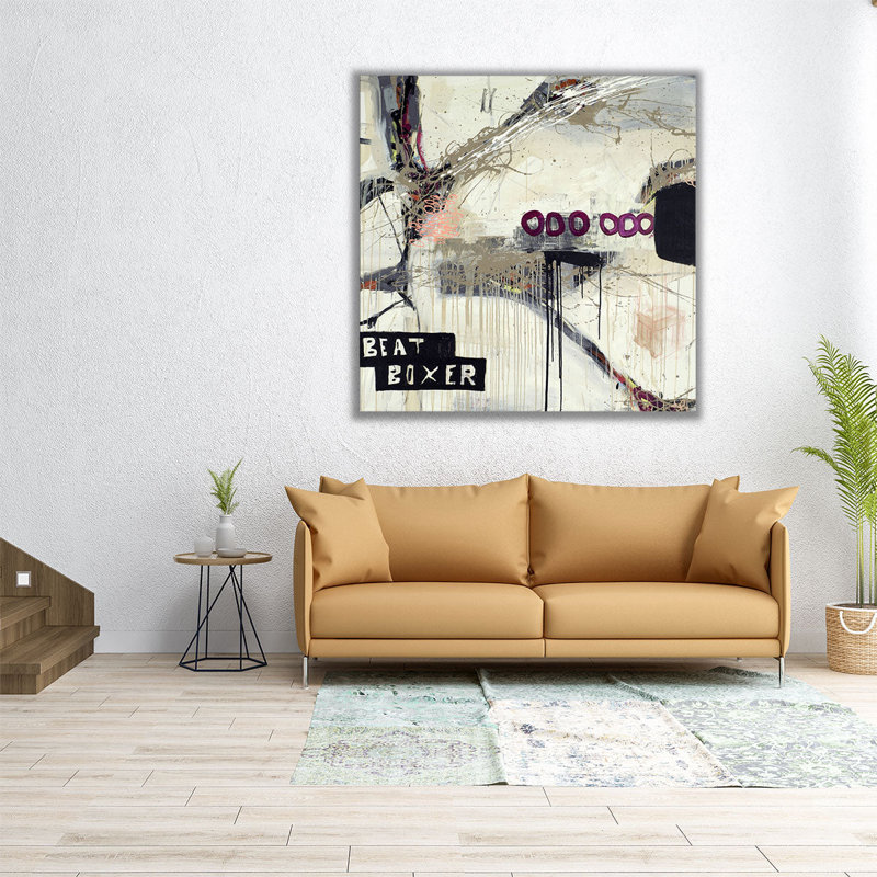 Boxer - reproduction d'art sur toile, H 12 po x l 12 po