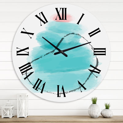Minimal Elementary and Geometric Compostions XXXXXXII - Modern wall clock