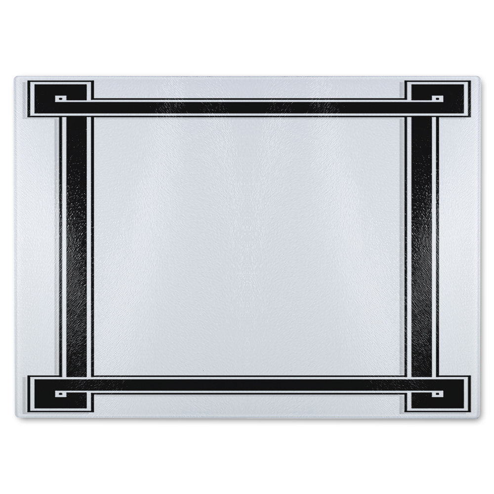 Greek Frame Glass Chopping Board