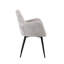 Berlin Modern Upholstered Dining Chair with Black Metal Legs-1987098797