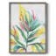 «Tropical Leaf Fresco II», reproduction encadrée - bois massif-1290816837