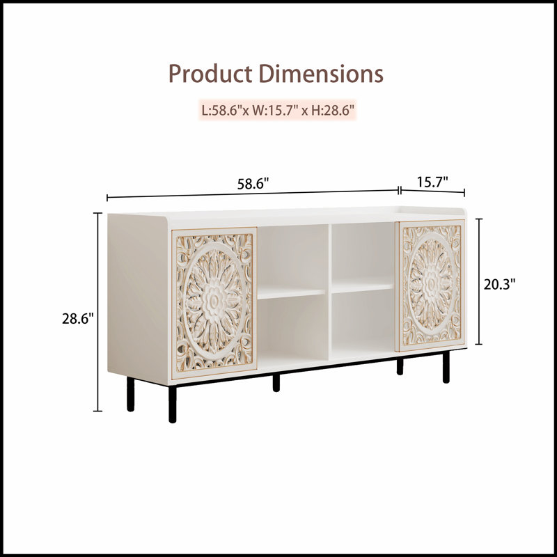Meuble de salon de style Mid Century Modern
