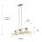 Kinsley 3-Light Linear Pendant In Aged Galvanized Steel With Antique-491031589