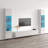 Gisberto 102.5" Modern Entertainment Center with High Gloss Finish-898733