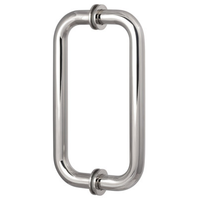Shower Door Handle, C Shape, 2-Sided
