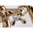 Kingston Brass Kingston Three-Handle 2-Hole Deck Mount Clawfoot Tub Faucet with Hand Shower-11174833