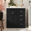 Freestanding Vanity Set with 3 Drawers-2080905255