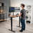 VIVO Manual Height Adjustable Stand Up Desk Frame Crank System, M051MB series-49297880
