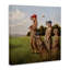 Suricates jouant au golf, impression sur toile-1782799523-1785023854