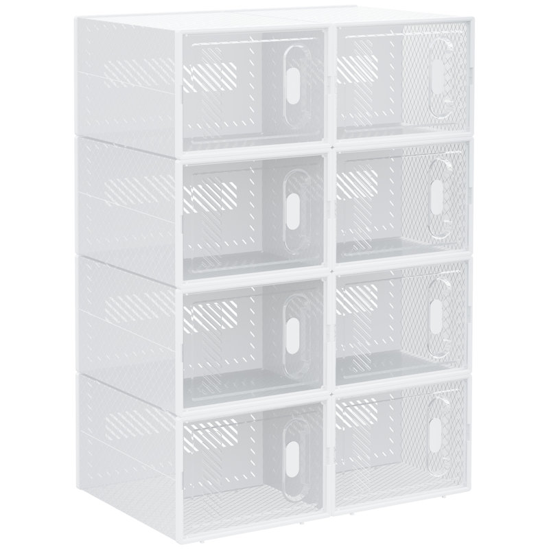 8 Pair Shoe Storage Box