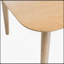 Table de salle à manger de style Mid-Century moderne avec pieds évasés et plateau en faux bois, pour un décor intérieur élégant et écologique.-1611031261