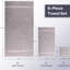 Ensemble de serviettes 6 pièces Plymouth Home - Accessoires de salle de bain en coton avec 2 serviettes de bain, 2 serviettes à main et 2 débarbouillettes - Draps de bain lavables à la machine-1620827242-1727414285