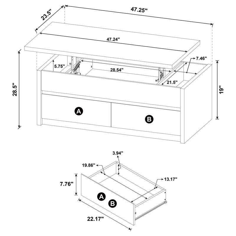 Table basse Knapp